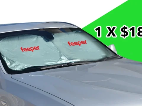 Parasol para Auto Nylon Mediano, 1 pieza